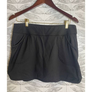 CALIA by Carrie Underwood Black Tennis Golf Skirt Skort Womens Size M